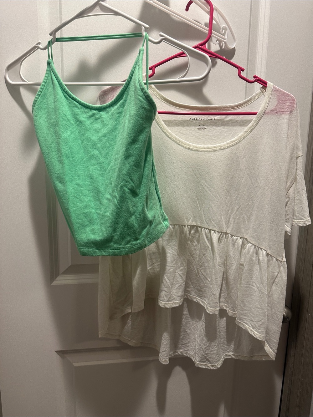 American Eagle Outfitters Mint Green Crisscross Strap Camisole